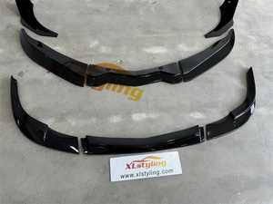 XLstyling ABS labbro anteriore per Chevrolet <span class=keywords><strong>Corvette</strong></span> C6 C7 C8 Splitter nero lucido - Product Image 6