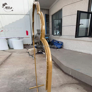 NIKA Moderno <span class=keywords><strong>Espositore</strong></span> ad Arco in Metallo per Boutique, Struttura Dorata Leggera per Sfondi, <span class=keywords><strong>Espositore</strong></span> Floreale Sospeso, Supporto per <span class=keywords><strong>Palloncini</strong></span> - Product Image 4