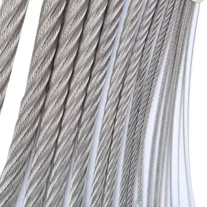 1*19 galvanized steel wire rope hoisting traction building steel wire rope