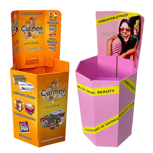 Heavy Duty Corrugated Dump Bin Quarter <strong>Pallet</strong> <strong>Display</strong> Reinforced Base Cardboard <strong>FSDU</strong> for Grocery Retail Drinks - Product Image 6