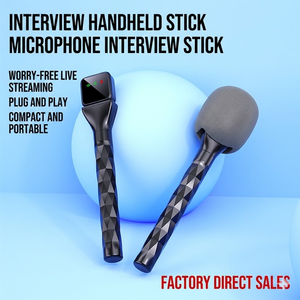 Adaptateur de microphone pour interview en direct sans tracas avec poignée confortable et large compatibilité - Product Image 5