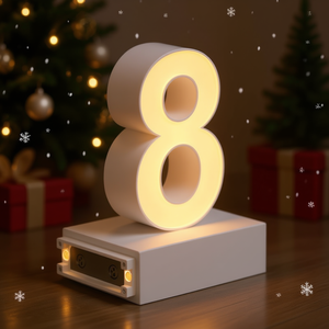 <b>Led</b> Light <b>Number</b> 8 3000K Magnetic Decorative Lighting For Holiday Home Decoration - Product Image 2