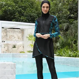Costumi da bagno burkini muslim forza motrice 3 pz con copertina intera islamica arabica musulmana costume da bagno per islamic Dubai Malaysia