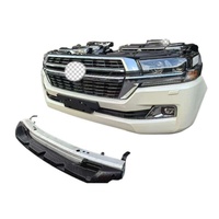 Pour Toyota Land Cruiser LC200 VXR d'occasion : Ensemble de pare-chocs avant avec phares, calandre et barre de renforcement