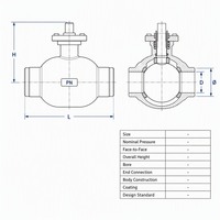 Vanne à boisseau sphérique entièrement soudée en acier au carbone antistatique API 6D ASME B16.34 PN16 pour distribution de gaz souterraine à enrobage direct