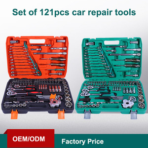 Juego de 121 Piezas de Herramientas Mecánicas Manuales, Juego de Llaves de Trinquete, Herramientas de Reparación 121 en 1 para Autos, Motocicletas y - Product Image 4