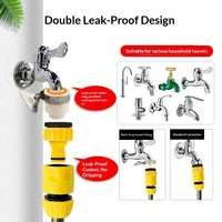 Tuyau en PVC haute pression flexible pour usage domestique, résistant aux explosions et au gel, tuyau d'arrosage de jardin en plastique