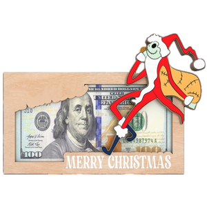 Porta Dinero Navideño, Formas Divertidas de <span class=keywords><strong>Regalar</strong></span> Dinero, Tarjeta de Regalo Navideña Personalizada - Product Image 1