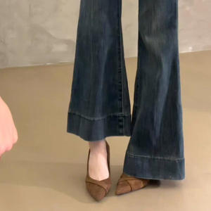 Zapatos de Tacón Bajo de Cuero con Diseño Calado, Cómodos, con Punta en Pico, Impermeables, Aptos para Hombres y Mujeres - Product Image 6