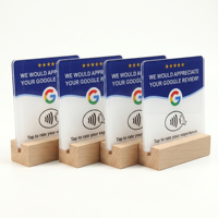 Carte NFC Google/INS/TK Review, programmable, adaptée aux entreprises et aux bureaux - affichage des commentaires, promotion des cadeaux, personnalisable
