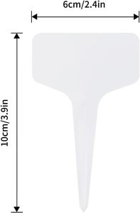 Étiquettes de plantes de pépinière de type T imperméables et résistantes au soleil Étiquettes de <span class=keywords><strong>jardin</strong></span> en plastique PP réutilisables pour jardins et pépinières - Product Image 2