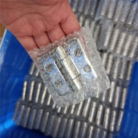 En stock 38*38mm en acier inoxydable 316 poli miroir carré charnière bout à bout