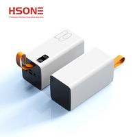Station d'alimentation Li-Polymère grande capacité 60000mAh avec écran LED, sortie USB Type-C 5 ports, PD 22.5W 20W, portable pour utilisation en extérieur