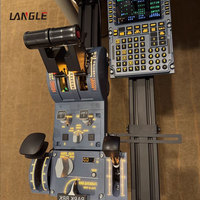 Support de fixation sur table pour joystick et manette de vol réglables pour simulateur de vol Airbus A320, pour jeux de simulation de vol