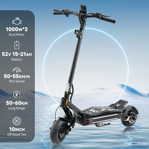 Trottinette électrique SUNNIGOO avec <span class=keywords><strong>plaque</strong></span> d'<span class=keywords><strong>immatriculation</strong></span>, clignotants, amortissement, pliable, autonomie de 60 km, contrôlable via application - Product Image 2