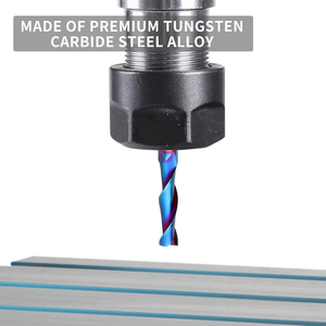 Fraise spirale en carbure monobloc avec revêtement Nano Blue, fraises CNC pour le bois, outil de coupe en carbure pour la sculpture - Product Image 5