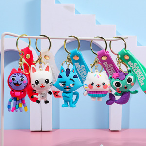 Llavero <span class=keywords><strong>de</strong></span> <span class=keywords><strong>Gabby</strong></span>'s Dollhouse, Figura <span class=keywords><strong>de</strong></span> Gato Sirena, Clip para Bolsa, Regalo - Product Image 1