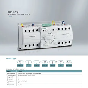 cb klasse generator schalter schalter 6 a 10 a 16 a 20 a 25 a 32 a 40 a 50 a 63 a mcb typ dual power automatischer Übertragungsschalter