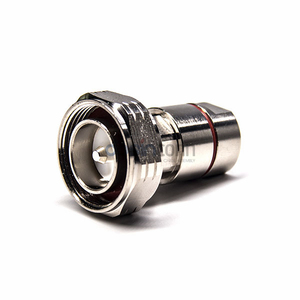Conector coaxial RF de latón impermeable de 180 grados Abrazadera macho DIN 7/16 - Product Image 6