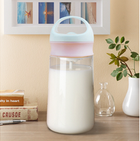 Nouvelle tasse mélangeuse électronique automatique à piles, shaker de protéines de qualité alimentaire, moderne, écologique, portable, avec couvercles.