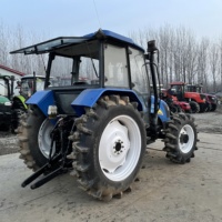 Tracteurs agricoles d'occasion New Holland SNH804 avec cabine 4x4wd Machines agricoles Chargeur TD5 TT75 Bas prix
