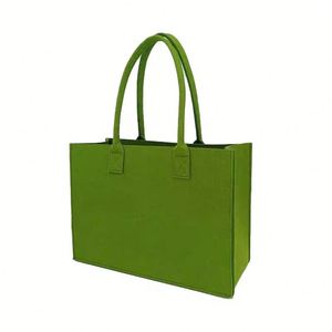 Custom Logo Printed New Customized Fashion <b>Large</b> Capacity Felt Tote <b>Bag</b> Advertising <b>Gift</b> Shopping <b>Bag</b> With Handheld <b>Gift</b> <b>Bag</b> - Product Image 4