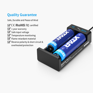 Cargador de Baterías de Iones de Litio XTAR MC2 Plus OEM con Logotipo, 2 Ranuras para Baterías 16340 y 18650, 3.7v, Cargador Inteligente de Baterías de Litio - Product Image 2