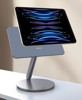 Support pliable en alliage d'aluminium VOKAMO pour tablette iPad M2/M3/M4 Air/Pro et ordinateurs portables de moins de 13 pouces