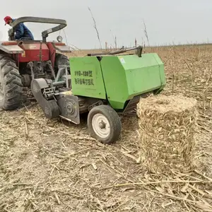 Máquina de produção para pequenas empresas enfardadeira de feno de palha redonda de alta qualidade para a agricultura