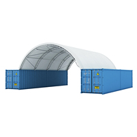 Abri dôme en acier galvanisé imperméable avec revêtement PVC pour usage extérieur - Abri de stationnement portable de haute qualité