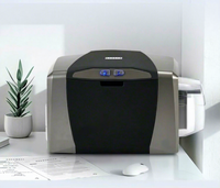 Imprimante de cartes d'identité en plastique HID Fargo DTC1250e, laminage simple face, sublimation par transfert thermique, PVC double face, UV, NFC, IC, ID, CR80