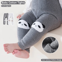 Dessin animé motif gros PP bébé collants automne/hiver chaud épaissi coussin Leggings infantile anti-boulochage traitement pantalon pour 0-4Y enfants