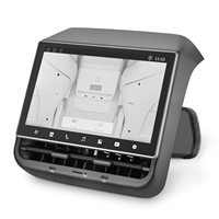 Écran de divertissement pour sièges arrière de 8,66 pouces avec système Android, résolution 1280x800, garantie d'un an, compatible Tesla