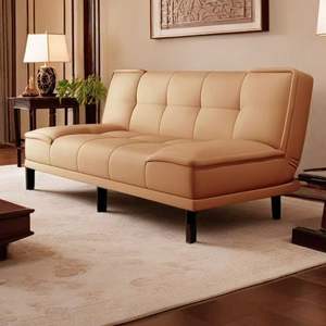 Canapé-lit moderne gonflable en cuir PU souple écologique pour chambre à coucher, salon, appartement, hôtel - Product Image 4