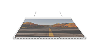 Pantalla LCD Digital Colgante <span class=keywords><strong>de</strong></span> Techo <span class=keywords><strong>de</strong></span> Alto Brillo, Pantalla Táctil para Interiores, Animación, OEM Disponible, Tienda Minorista 1 - Product Image 5
