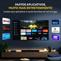 Televisor Inteligente LED de 32 Pulgadas, 1366*768, 4K HDR Ultra HD, Android, Wi-Fi, Negro, para Juegos, Streaming, Sistema de Cine en Casa, Modo de Juego