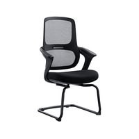 Chaise de bureau de direction haut de gamme, dossier haut, pivotante, réglable, entièrement en maille, design moderne, élévation confortable, matériau en tissu
