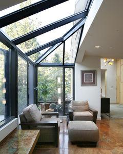 غرفة شمسية للحديقة من الألومنيوم قابلة للتخصيص، غرفة شمسية خارجية حديثة للحديقة مع زجاج مصفح + زجاج مزدوج مقسى بمساحة 10 متر مربع - Product Image 3