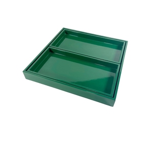 Elegant Flower Shaped Lacquer <b>Vanity</b> Tray, Premium High Gloss Wooden Jewelry <b>Makeup</b> Organizer for Dresser Top - Product Image 6
