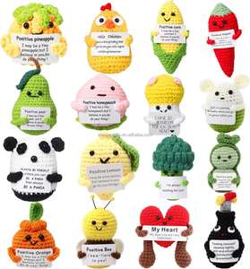 Offre Spéciale : Animaux en Crochet Faits Main (Pingouin, Poussin, Vache) avec Cartes de Soutien Émotionnel – Cadeaux Motivationnels pour la Maison - Product Image 6