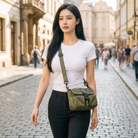 Bolso Bandolera Ecológico con Múltiples Bolsillos para Hombre y Mujer, Casual, para Viajes, Uso Diario, Conjunto de Regalo Empresarial