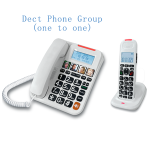 Teléfono Fijo Inalámbrico Digital Dect 6.0 para Uso Doméstico y Comercial, Altavoz de Escritorio, Función de Retención/Transferencia, Intercomunicador, Llamadas en Varios Idiomas - Product Image 2