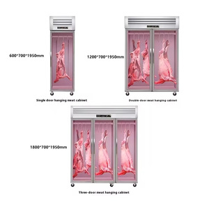 Ba cửa dọc thịt Tủ đông thịt bò Tủ lạnh cửa hàng thực phẩm Treo Máy làm lạnh cho thịt lợn - Product Image 3