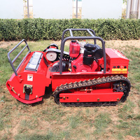 Livraison gratuite, tondeuse à gazon à moteur diesel CE EPA, machine agricole à chenilles en caoutchouc, tondeuse à gazon robotisée télécommandée