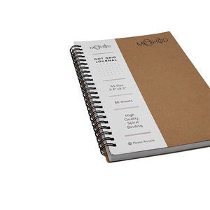 Carnet à spirales écologique pour usage professionnel, cadeau promotionnel, reliure spirale, hebdomadaire, mensuel, couverture rigide personnalisée avec papier et couverture en PP - Product Image 3