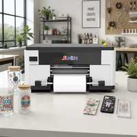 Mesin Printer UV DTF XP600 30mm, Mesin Cetak Stiker UV, Mesin Transfer Film AB, Mesin Printer Label PET untuk Casing Ponsel