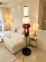 Lampes suspendues et lampadaires en verre de style nordique minimaliste du milieu du siècle, lumière LED chaude, CRI 90 élevé, verre coloré vintage