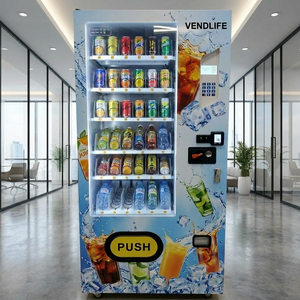 Factory Commercial Small Ambient Button Operated Combo Vending Machine for Foods and Drinks Retail Items - Product Image 3