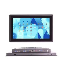 Panel PC Industrial Integrado, Monitor Todo en Uno, Tablet PC Ubuntu Android sin Ventilador, Pantalla Táctil IP65
