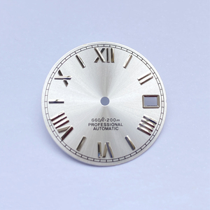 Montre numérique arabe série NH35 avec motif soleil littéral nouveaux accessoires boîtier en acier inoxydable 28.5mm mouvement NH35 - Product Image 3